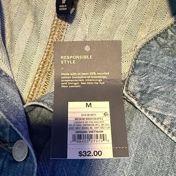 Universal Thread denim dress, NWT, M - Picture 4 of 6